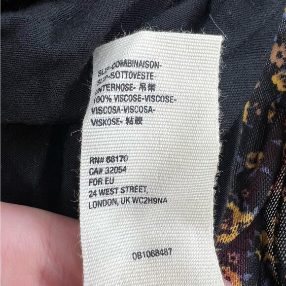 Free people Hello And Goodbye floral Mesh Midi Dress Sz M - Picture 6 of 6